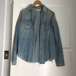 MOTHER denim shirt